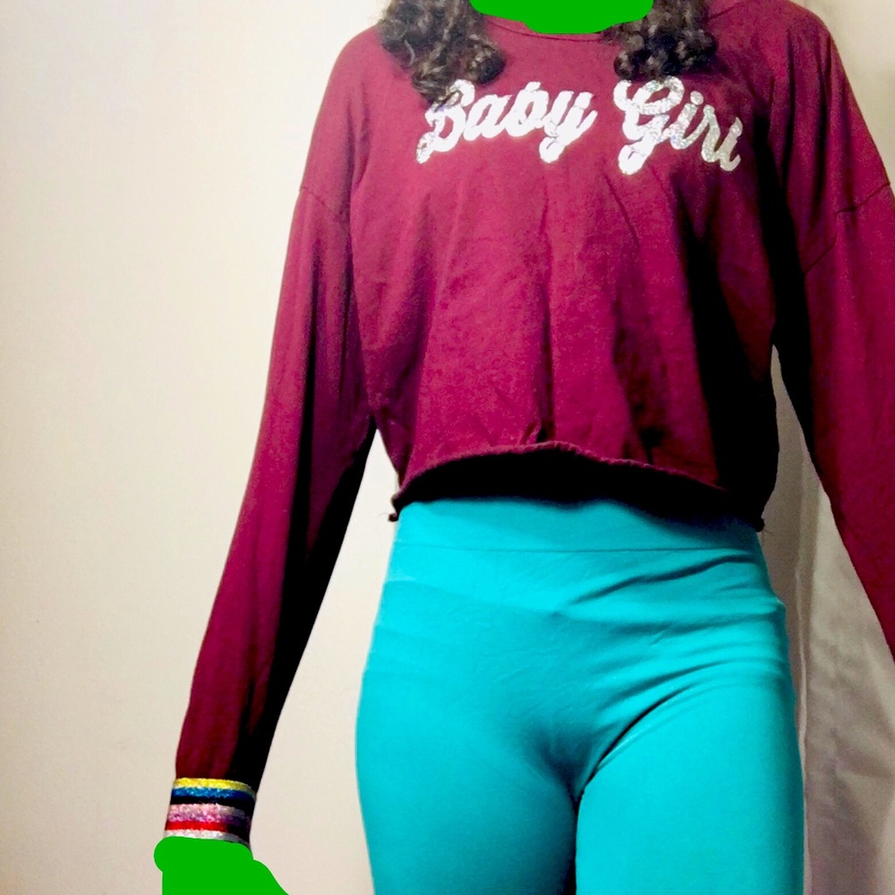 Crop top hoodie